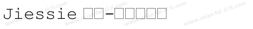 Jiessie 支付字体转换